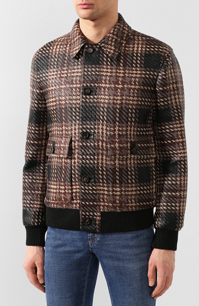 Кожаный бомбер BRIONI, арт. PLU40L/P9705, фото 3