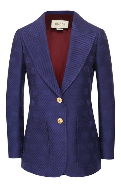 Женский жакет из смеси шерсти и шелка GUCCI, арт. 610278/ZADSU