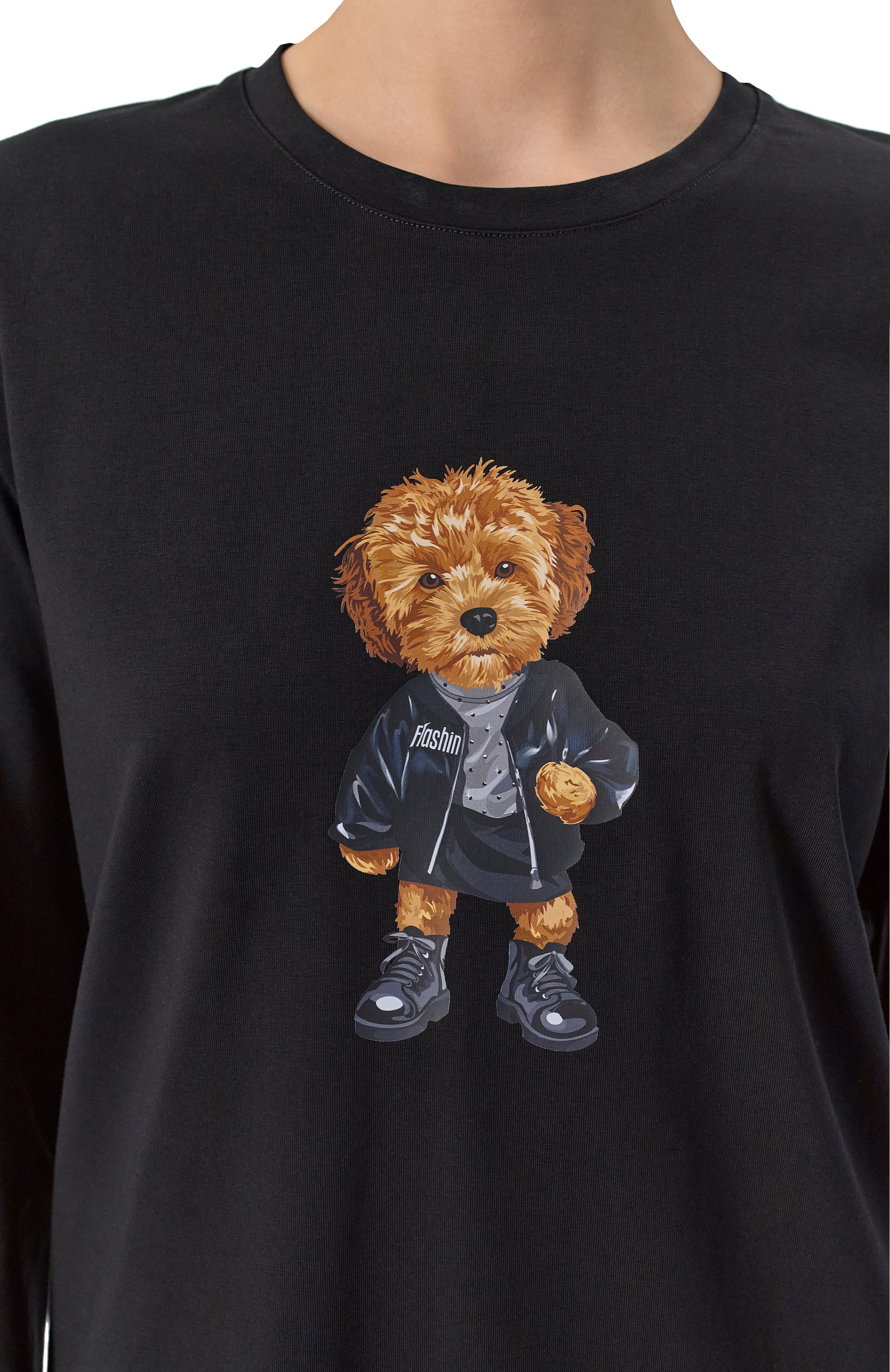 Хлопковый лонгслив FLASHIN, арт. FS26LSM, фото 5