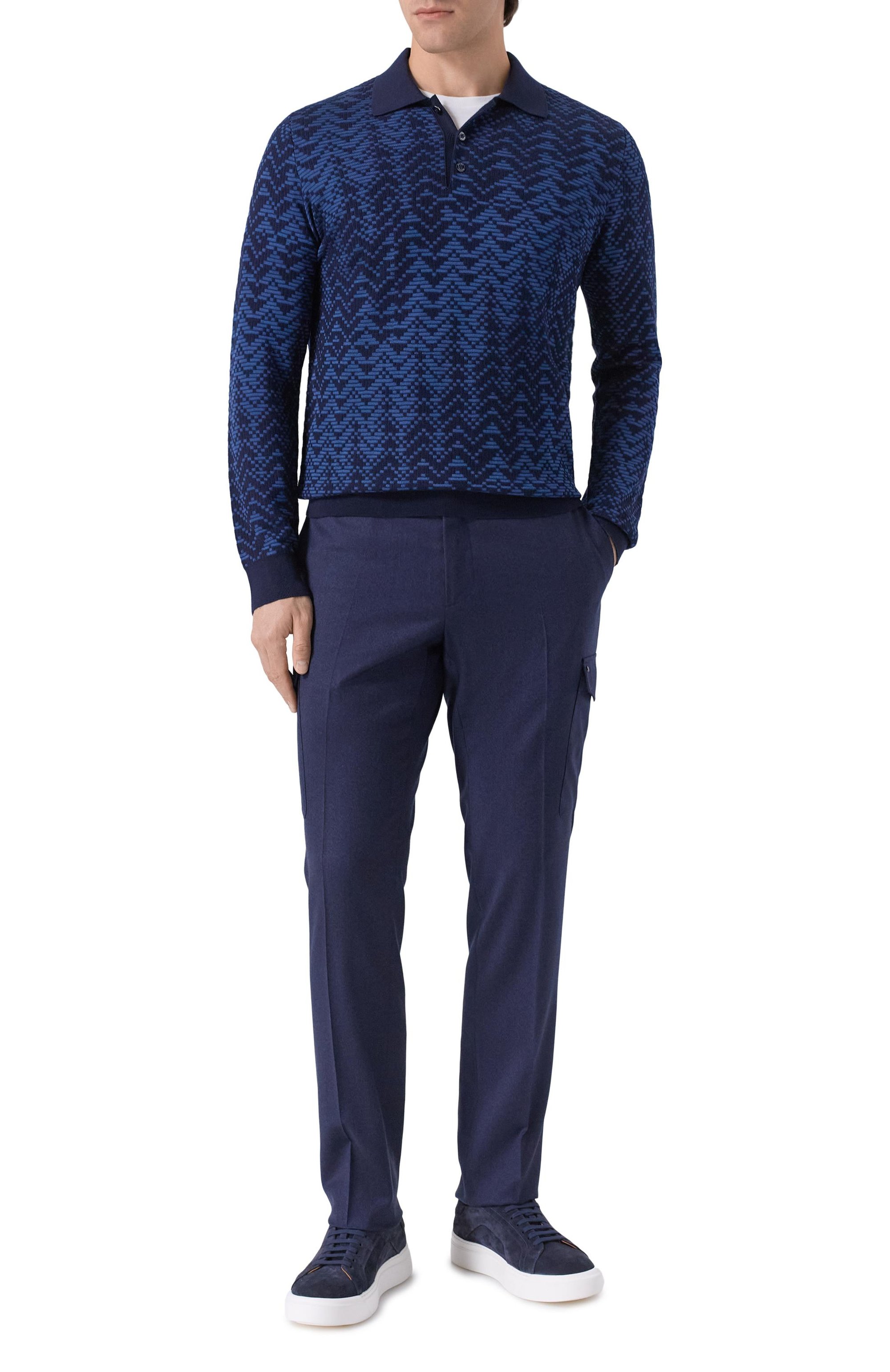 Шерстяные брюки-карго STEFANO RICCI, арт. M1T4300040/W0029T/60, фото 2