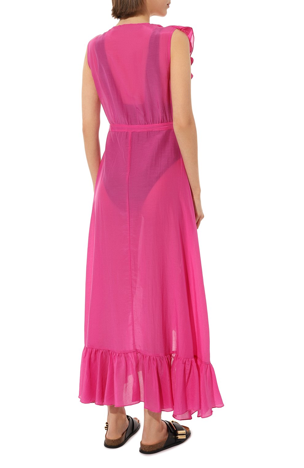 Платье из хлопка и шелка NATAYAKIM, арт. NY-030BW, фото 4