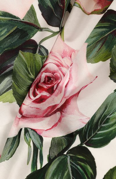Хлопковое парео DOLCE & GABBANA белого цвета по цене 42600 руб., арт. FS185A/GDS25, фото 2 Хлопковое парео DOLCE & GABBANA, арт. FS185A/GDS25, фото 2
