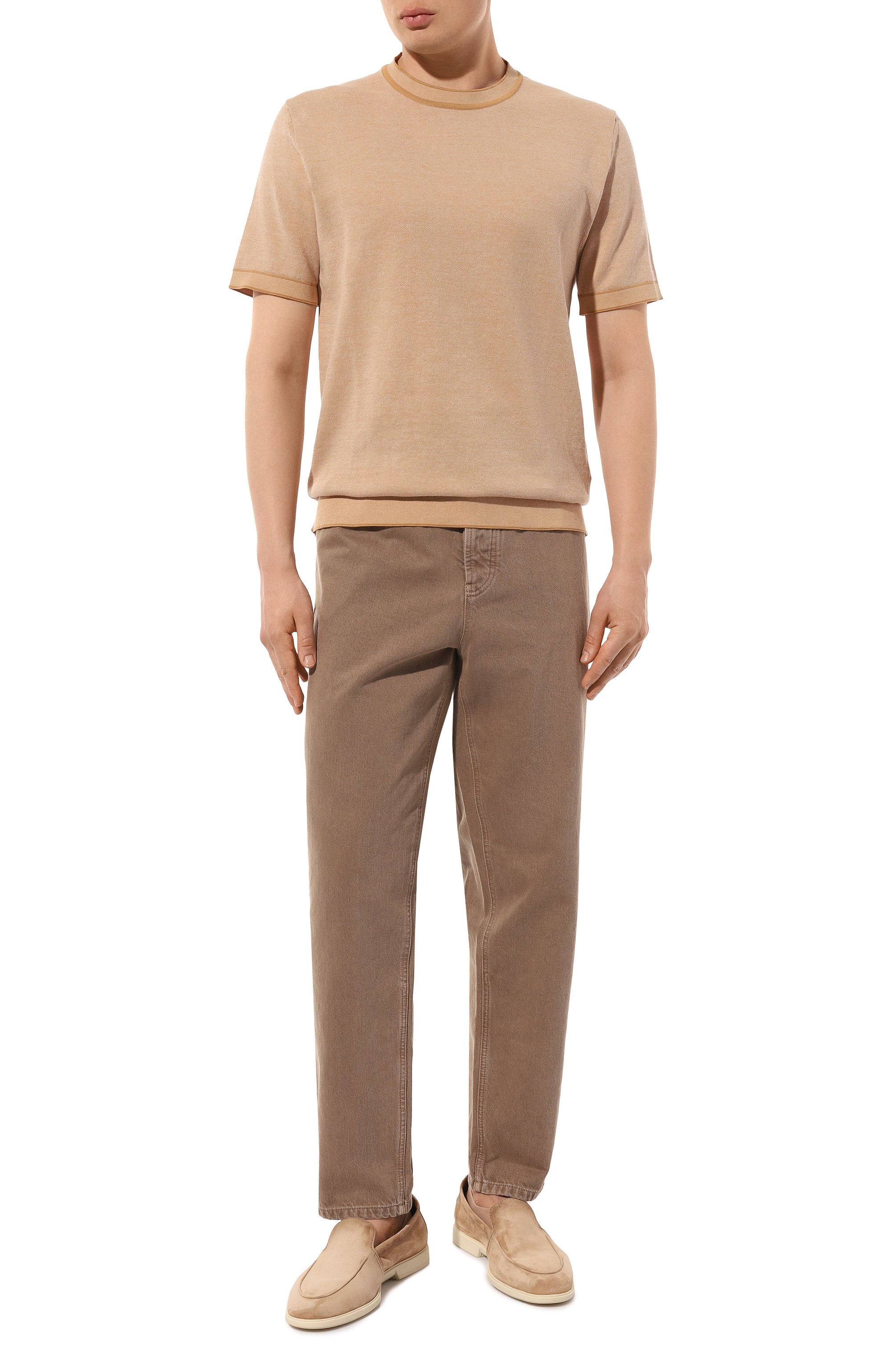 Замшевые лоферы malibu SANTONI, арт. MGAG18829TICSTZ0M13, фото 2