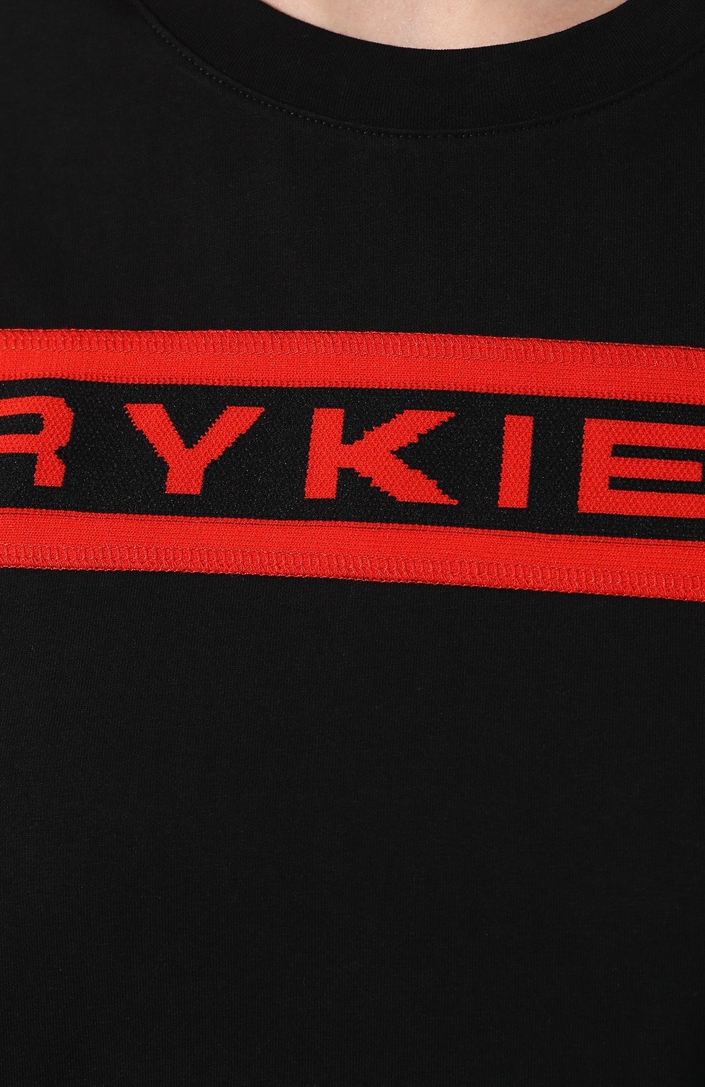 Хлопковая футболка SONIA RYKIEL черного цвета по цене 18900 руб., арт. 13515018-HA, фото 5 Хлопковая футболка SONIA RYKIEL, арт. 13515018-HA, фото 5