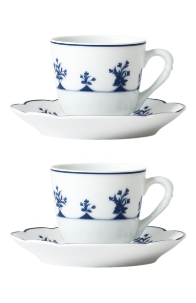 Набор chateaubriand из 2-х чашек и блюдец для эспрессо BERNARDAUD, арт. 2595/24329