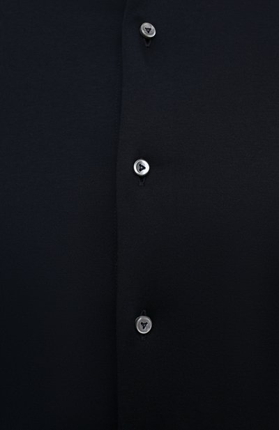 Хлопковая рубашка VAN LAACK темно-синего цвета по цене 29950 руб., арт. M-PER-LSF/180031, фото 5 Хлопковая рубашка VAN LAACK, арт. M-PER-LSF/180031, фото 5