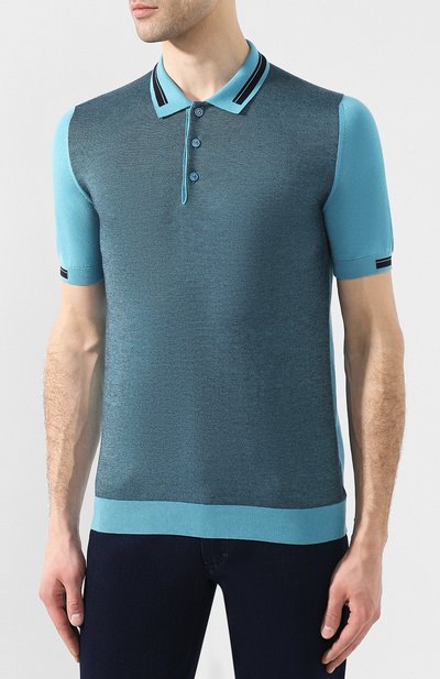 Хлопковое поло KITON, арт. UK711, фото 3