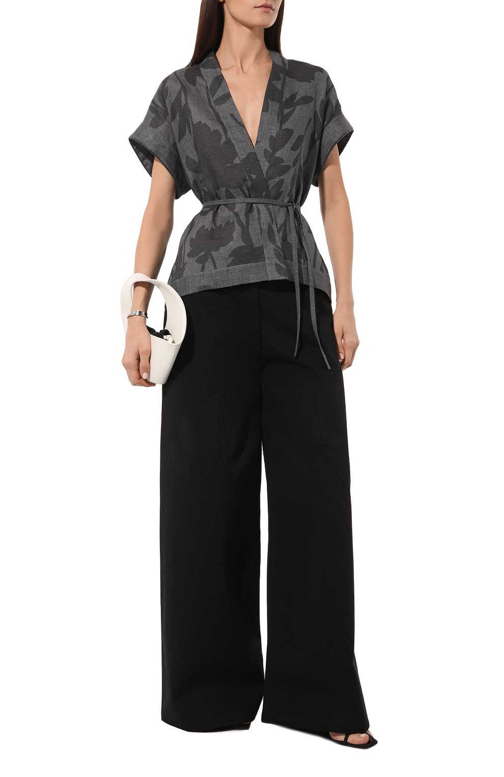 Льняной жакет-кимоно BRUNELLO CUCINELLI, арт. MB650B1344, фото 2