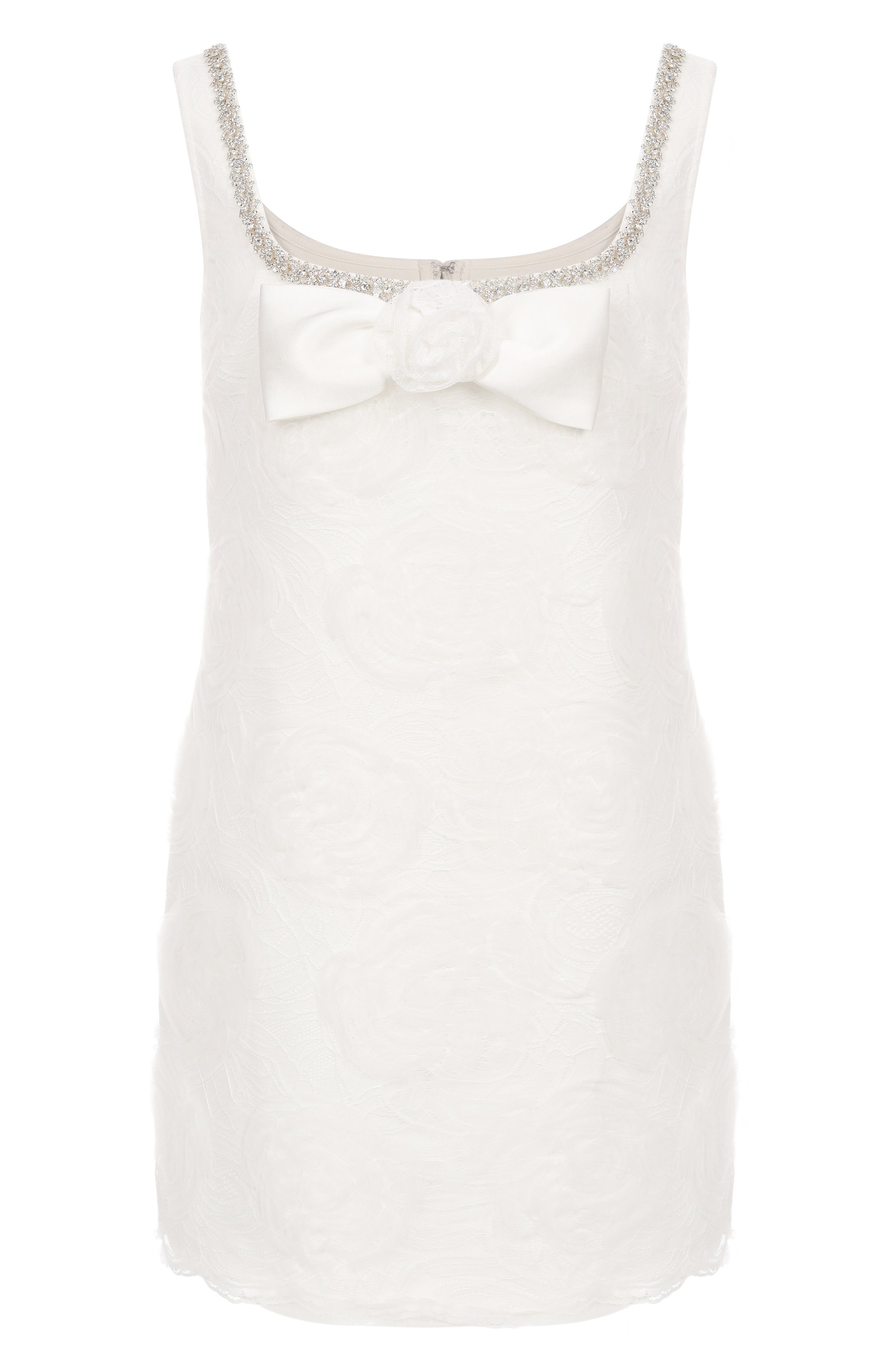 Платье с отделкой стразами SELF-PORTRAIT, арт. PF25036SW, фото 1