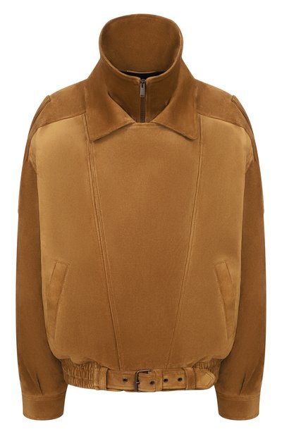Женский замшевый бомбер SAINT LAURENT, арт. 798780/YC2AY
