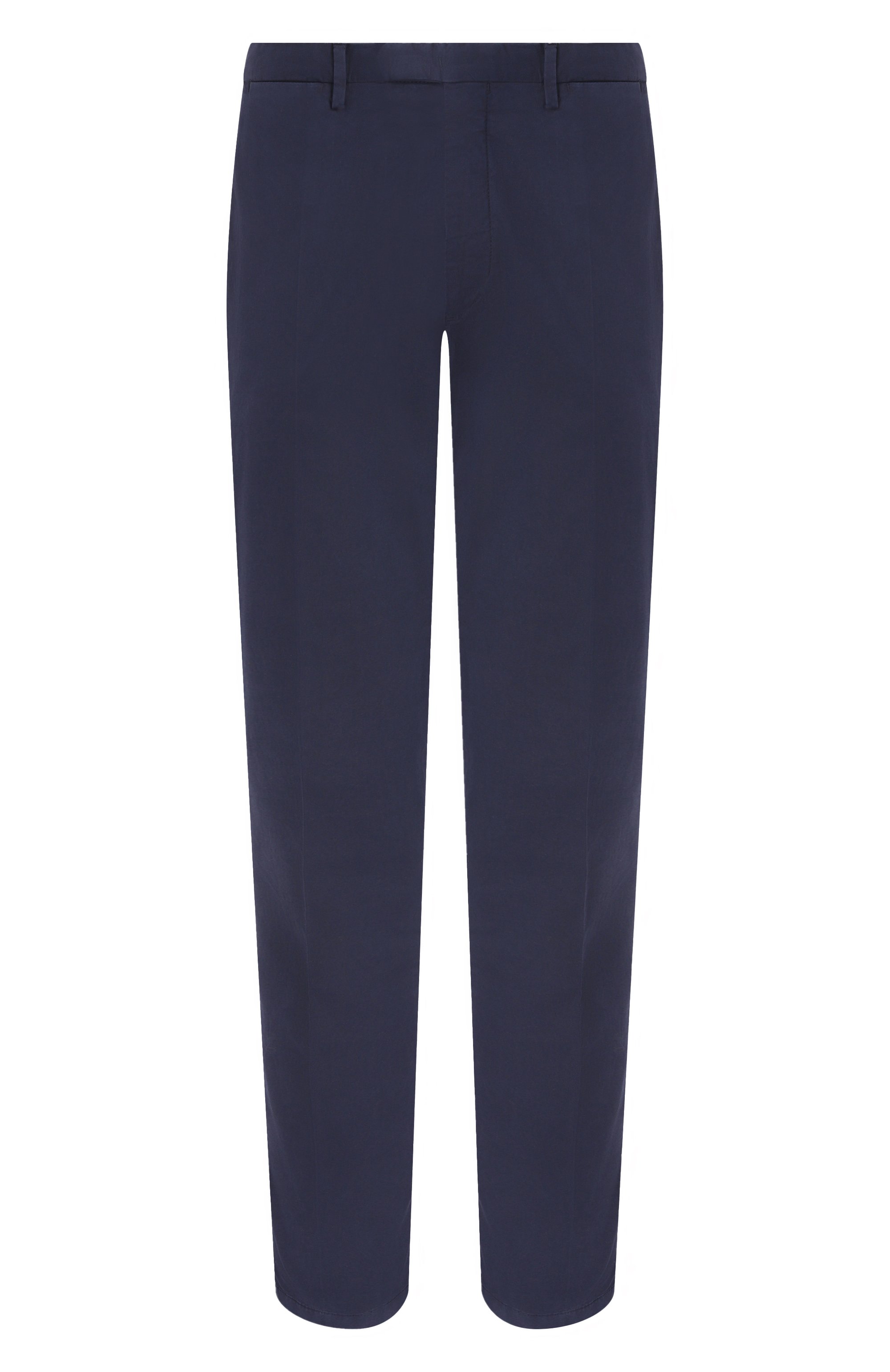 Хлопковые брюки BOGLIOLI темно-синего цвета по цене 39950 руб., арт. 80882Q/SB5753, фото 1 Хлопковые брюки BOGLIOLI, арт. 80882Q/SB5753, фото 1