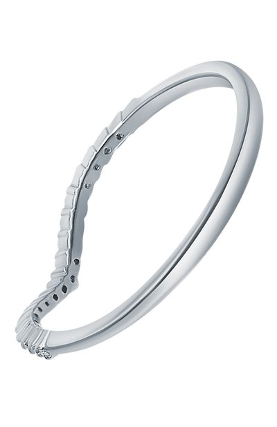 Кольцо-волна с цирконами MOONKA, арт. tr-wr-r, фото 3