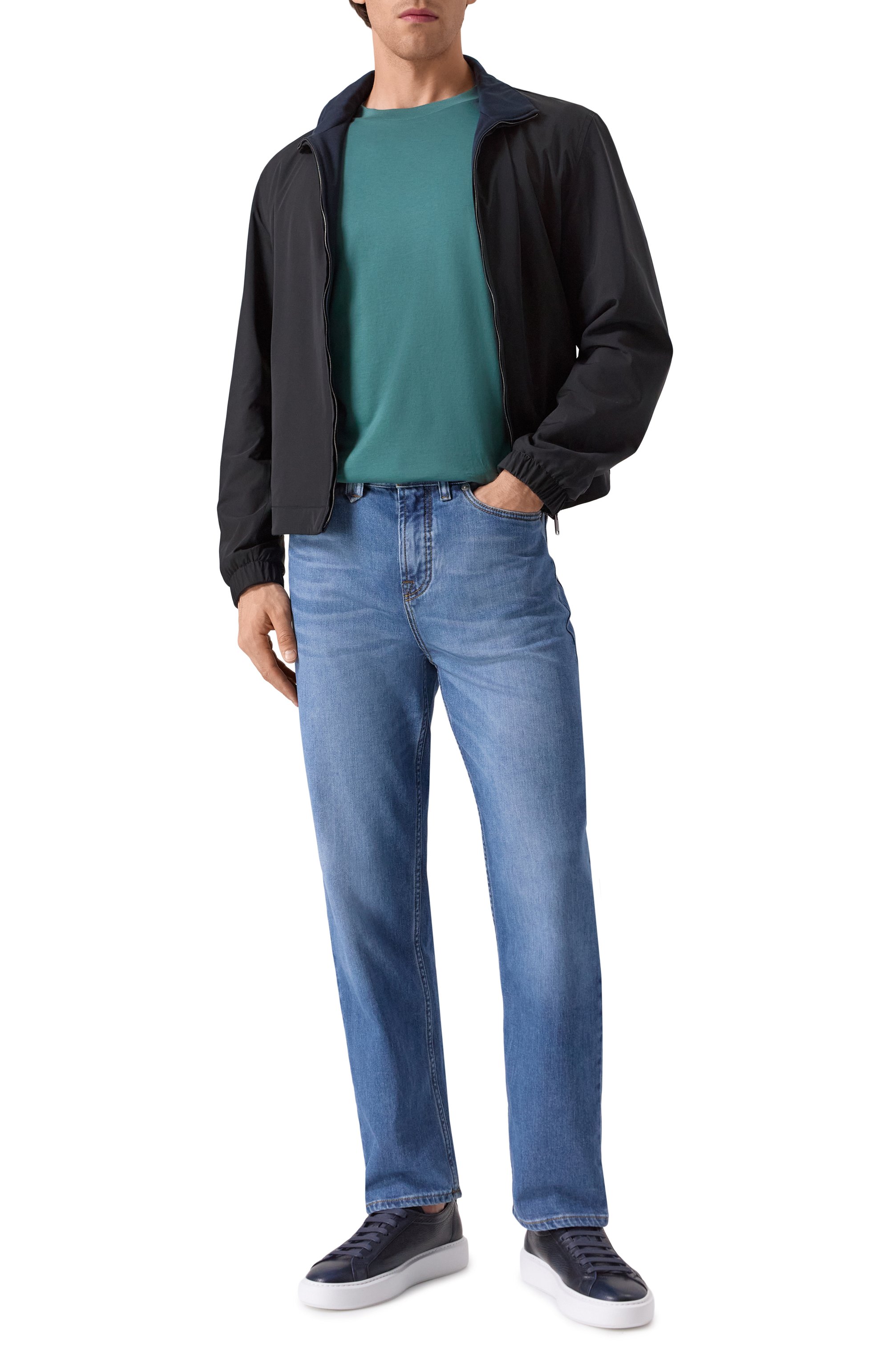 Хлопковая футболка BRIONI, арт. UJSY0L-OA613, фото 2