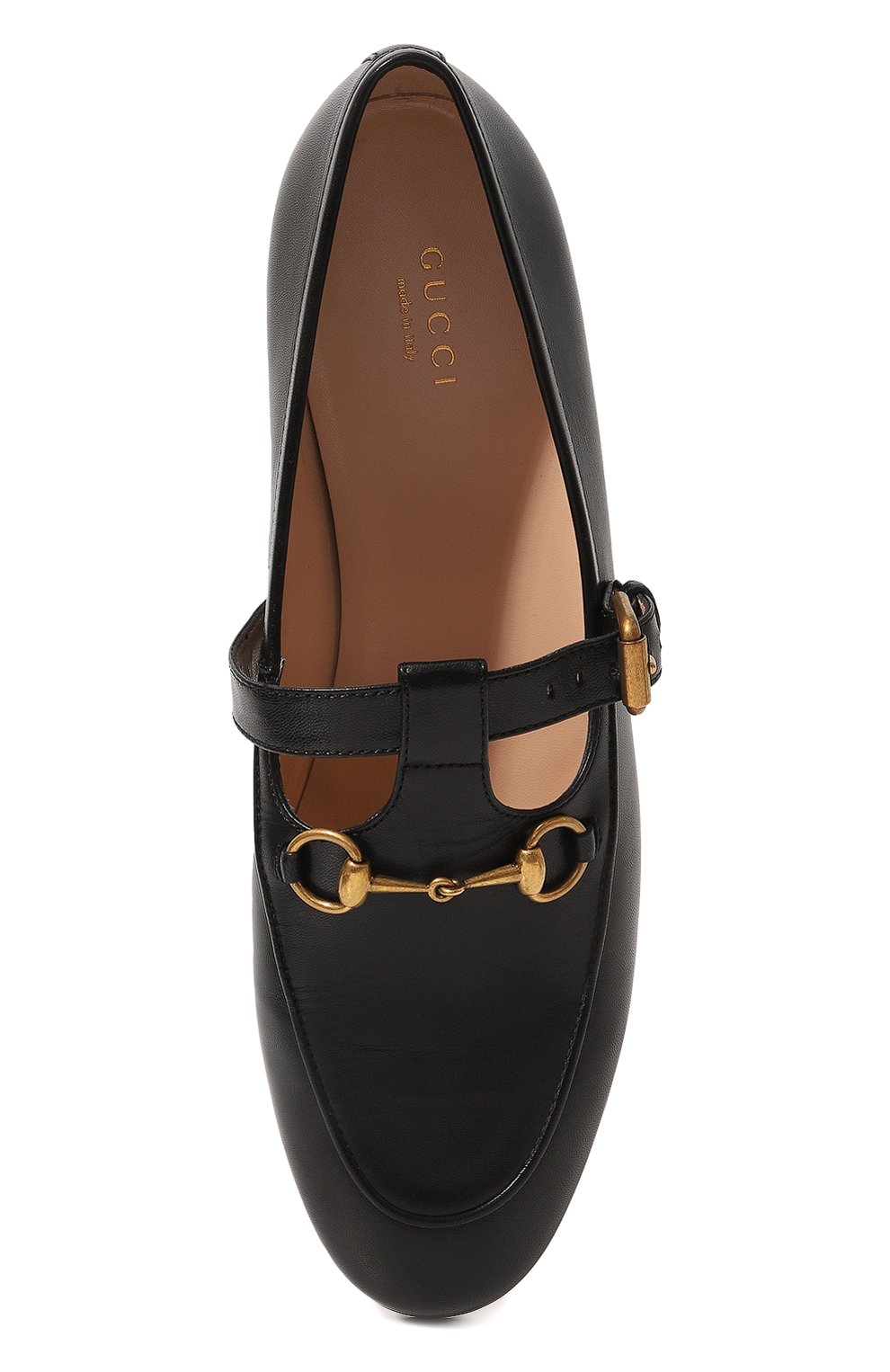 Кожаные лоферы horsebit GUCCI, арт. 674846 C9D00, фото 4