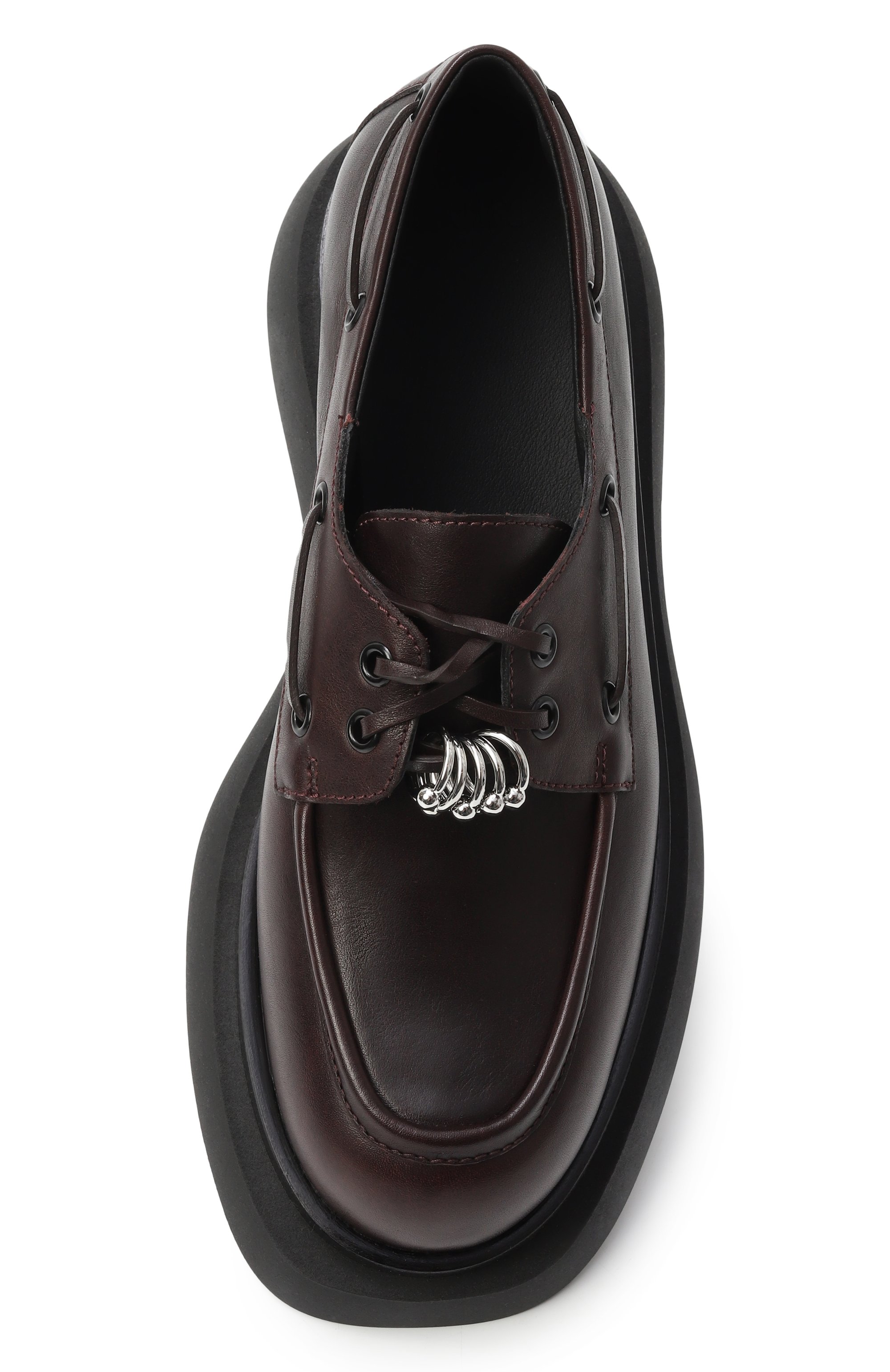 Кожаные топсайдеры camille 3JUIN, арт. 326W1002.A.1247345, фото 6