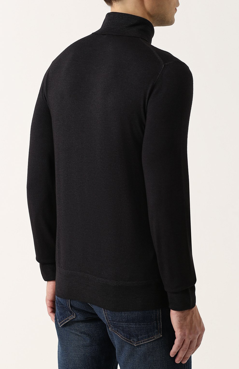 Однотонная шерстяная водолазка BERLUTI, арт. R10KHL38-YAAD, фото 4