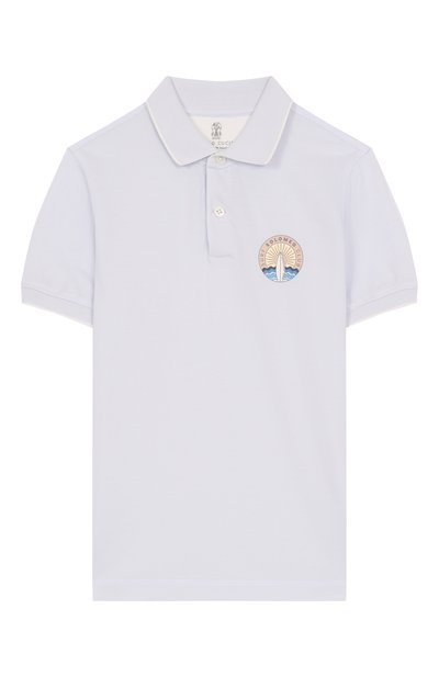 Хлопковое поло BRUNELLO CUCINELLI, арт. BE854T319B