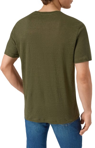 Льняная футболка AERONAUTICA MILITARE, арт. 251TS2402J679, фото 4