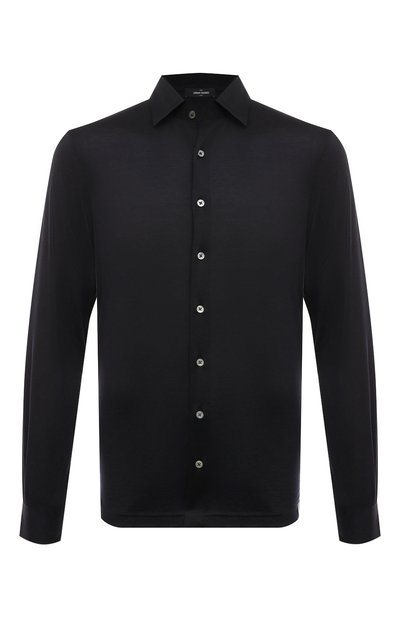 Мужская рубашка из шелка и хлопка GRAN SASSO, арт. 60114/78400