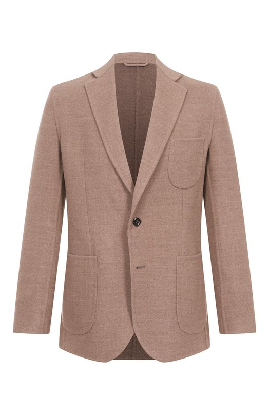 Шерстяной пиджак Stefano Ricci M1RSDB23T0/W0001P_003 Бежевый M1RSDB23T0/W0001P_003