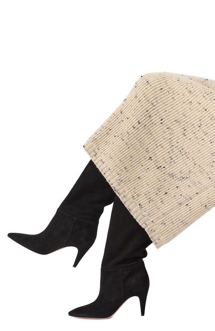 Женские замшевые полусапоги elise 85 GIANVITO ROSSI, арт. G72975.85RIC.CASNER0
