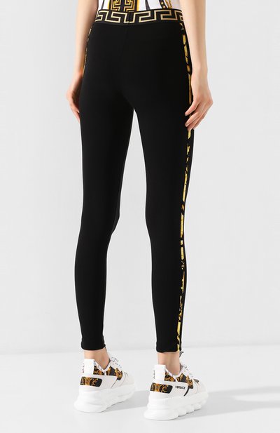 Хлопковые легинсы VERSACE, арт. AGD03007/A233305, фото 4
