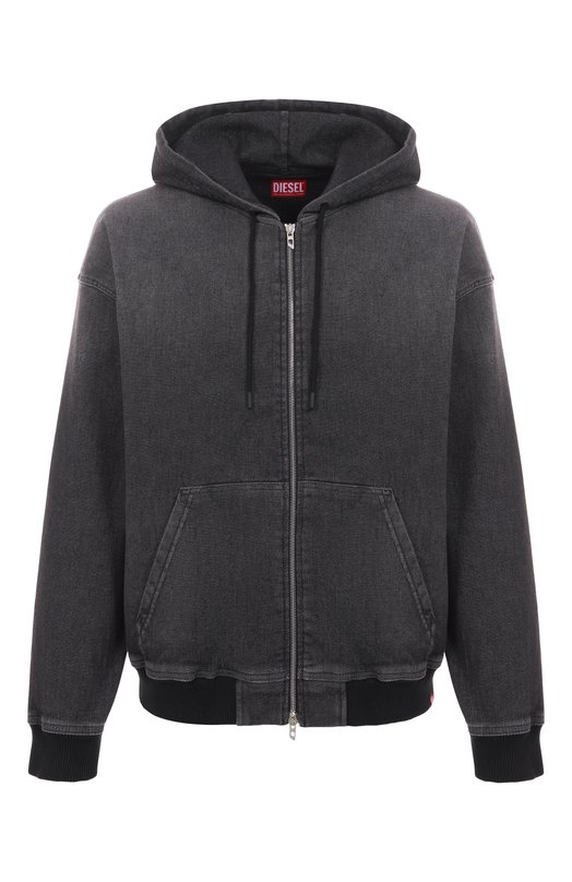 Хлопковая толстовка Diesel A16367/09L77 Серый A16367/09L77