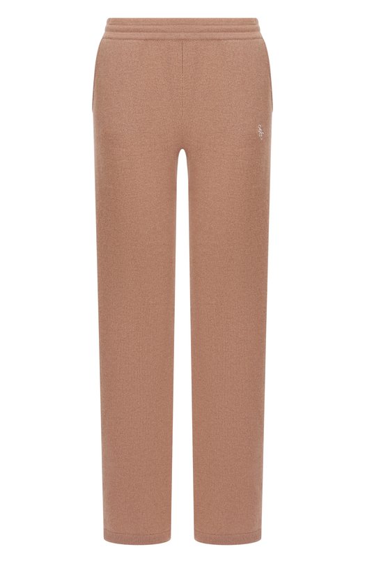 Брюки из кашемира и шерсти Sporty and Rich PA02764302BE02 Бежевый PA02764302BE02