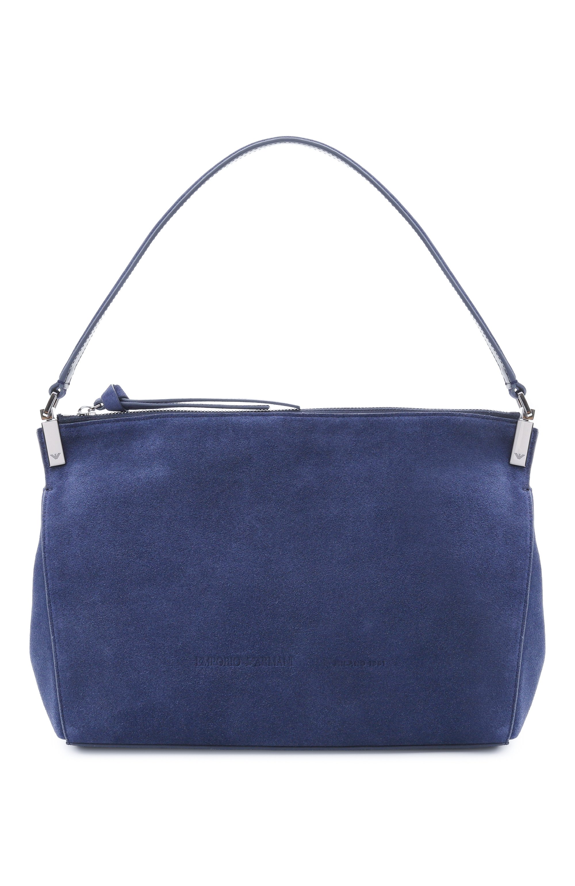 Сумка EMPORIO ARMANI синего цвета по цене 79150 руб., арт. EW001044/AF13074, фото 1 Сумка EMPORIO ARMANI, арт. EW001044/AF13074, фото 1