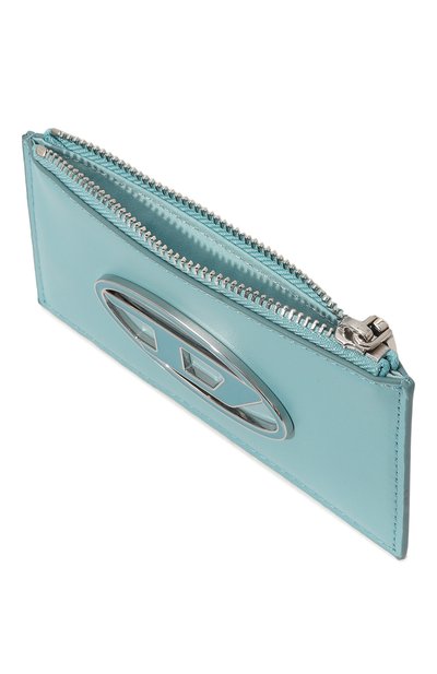 Кожаный футляр для кредитных карт DIESEL голубого цвета по цене 16250 руб., арт. X08821/P4494, фото 3 Кожаный футляр для кредитных карт DIESEL, арт. X08821/P4494, фото 3