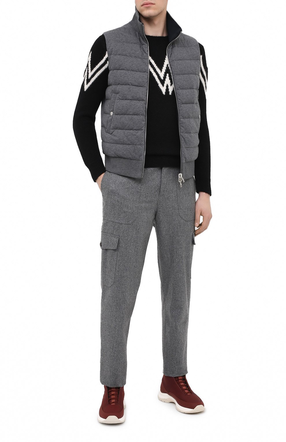 Пуховый двусторонний жилет MONCLER, арт. F2-091-8G517-00-V8160, фото 2