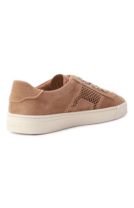 Замшевые кеды Santoni WBGG61346PNNTWRS Коричневый  WBGG61346PNNTWRS Фото 5