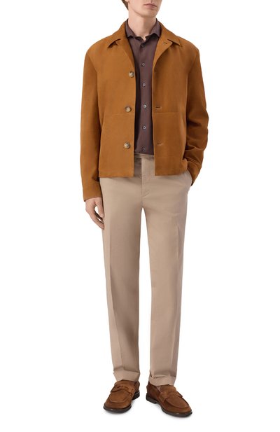 Мужские замшевые пенни-лоферы feniglia BUTTERO, арт. B11380G0RH-UG