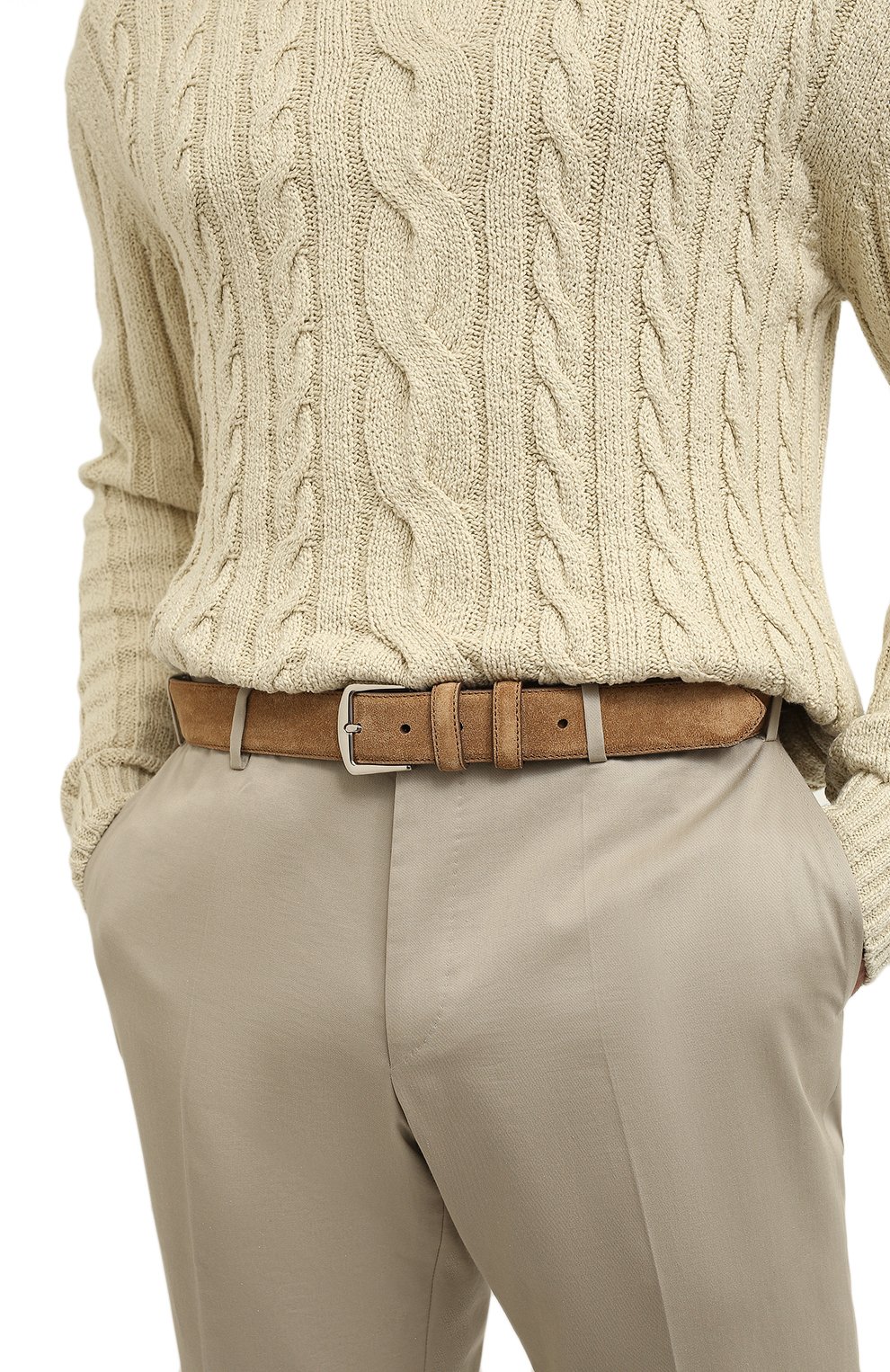 Замшевый ремень LORO PIANA, арт. FAA1544, фото 2