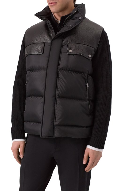 Пуховый жилет MVST M25.1PM.0012D Чёрный  M25.1PM.0012D Фото 3