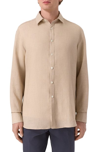 Льняная рубашка CANALI, арт. CSL7077/GL03099, фото 3