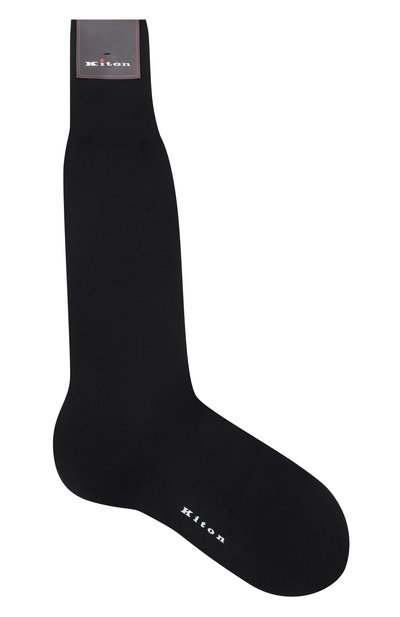 Мужские хлопковые гольфы KITON, арт. UCALZ27K0767H