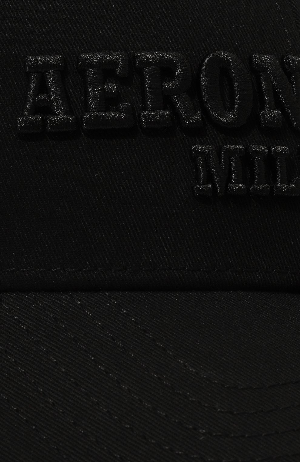 Хлопковая бейсболка AERONAUTICA MILITARE черного цвета по цене 6995 руб., арт. HA1115CT3049, фото 4 Хлопковая бейсболка AERONAUTICA MILITARE, арт. HA1115CT3049, фото 4