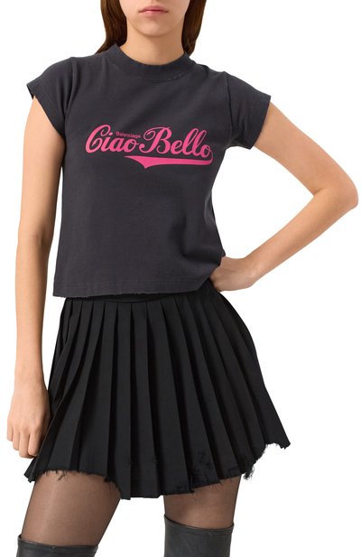 Хлопковая футболка BALENCIAGA, арт. 807341/TRVH3, фото 3