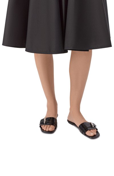 Кожаные шлепанцы EMPORIO ARMANI, арт. EW004446/AF21961, фото 2