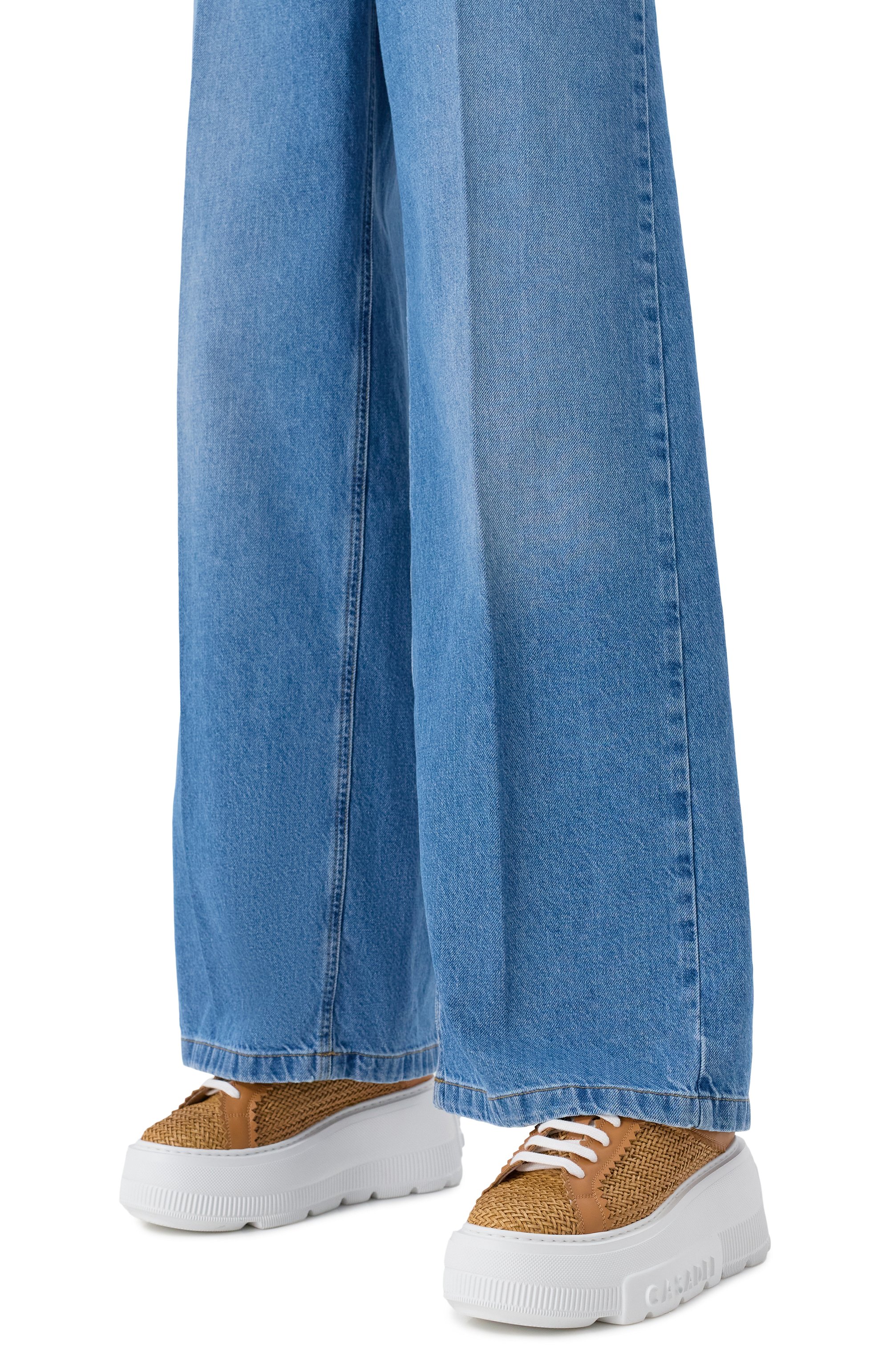 Кеды nexus CASADEI светло-коричневого цвета по цене 66550 руб., арт. 2X068J0701/HAN0I, фото 3 Кеды nexus CASADEI, арт. 2X068J0701/HAN0I, фото 3