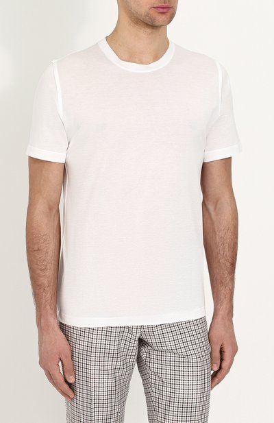 Хлопковая футболка с круглым вырезом KITON, арт. UK843/ME18HE30003, фото 3