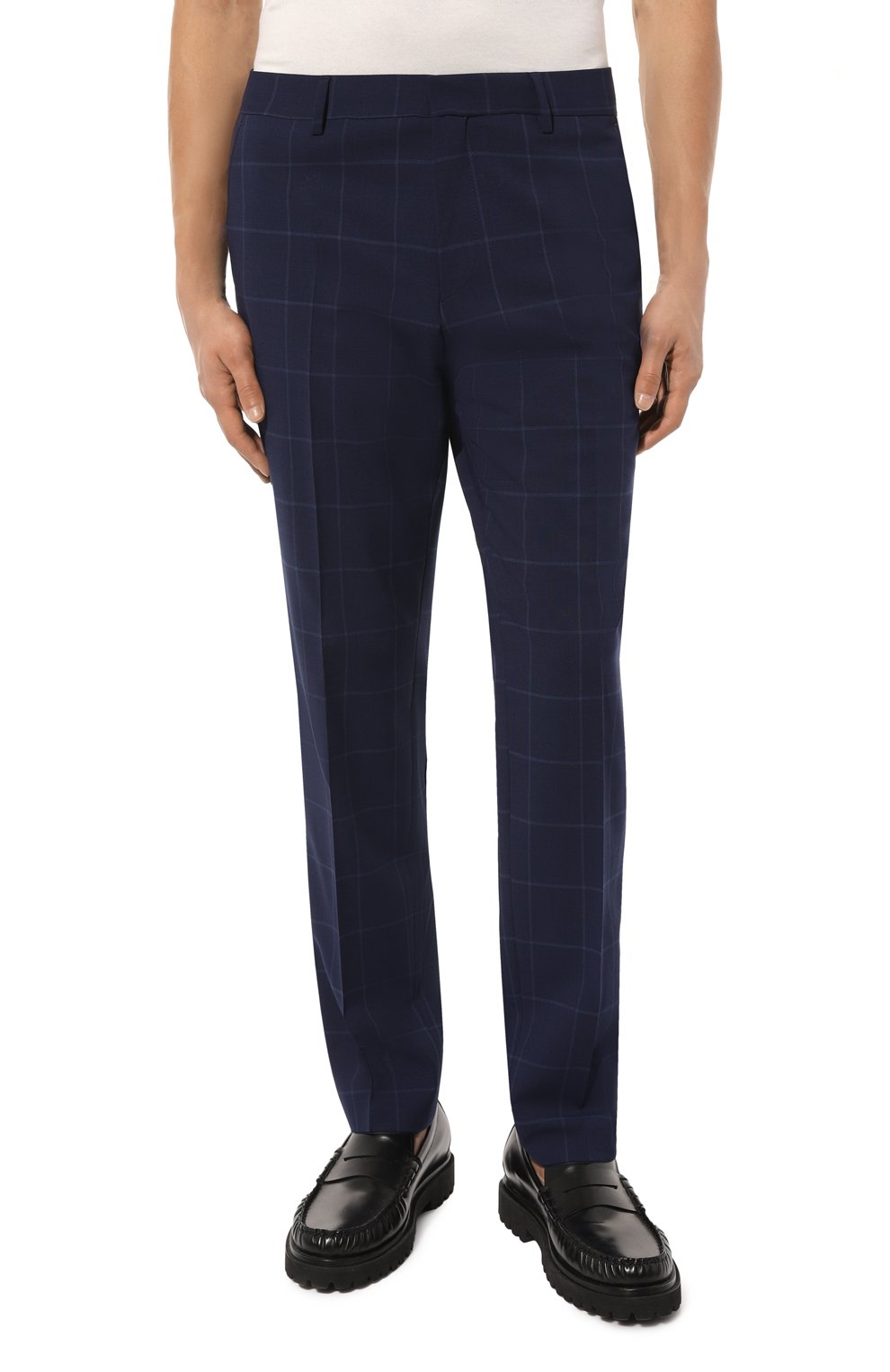 Брюки BOSS темно-синего цвета по цене 16800 руб., арт. 50500099, фото 3 Брюки BOSS, арт. 50500099, фото 3