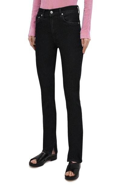Джинсы HELMUT LANG черного цвета по цене 34200 руб., арт. K10DW201, фото 3 Джинсы HELMUT LANG, арт. K10DW201, фото 3