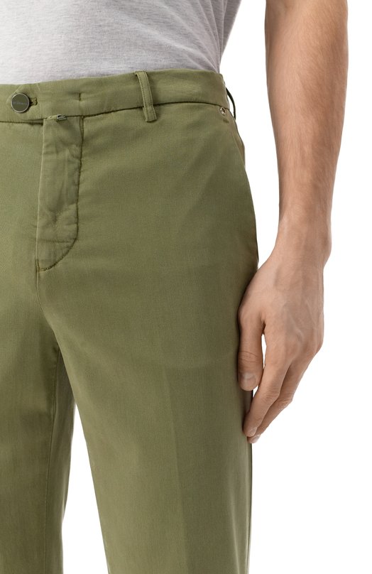 Брюки Kiton UFPPEK0606F08 Хаки  UFPPEK0606F08 Фото 5