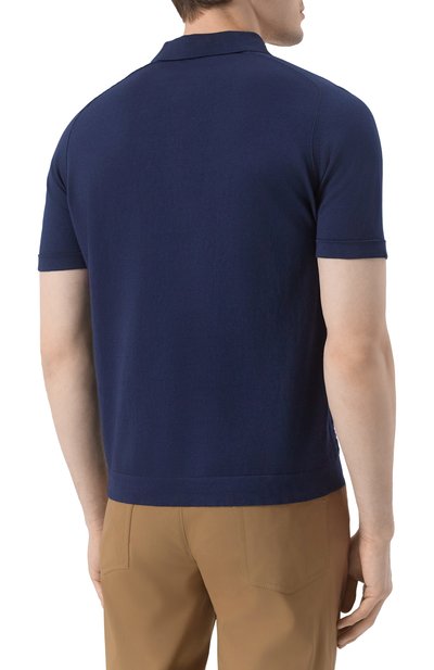 Хлопковое поло CORNELIANI, арт. 25M506-2525138, фото 4