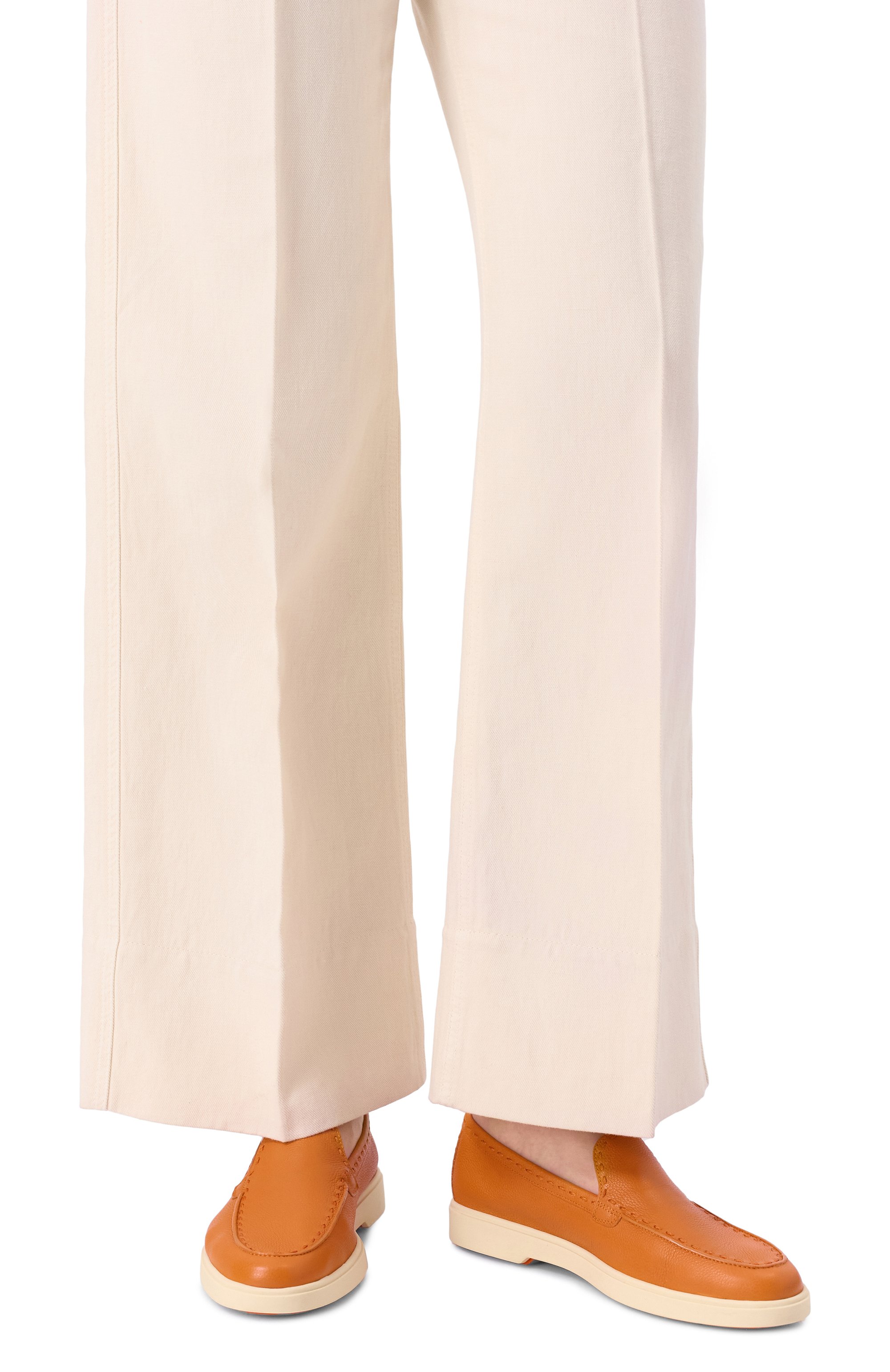 Кожаные лоферы SANTONI, арт. WUYG71436TISSWKA, фото 3