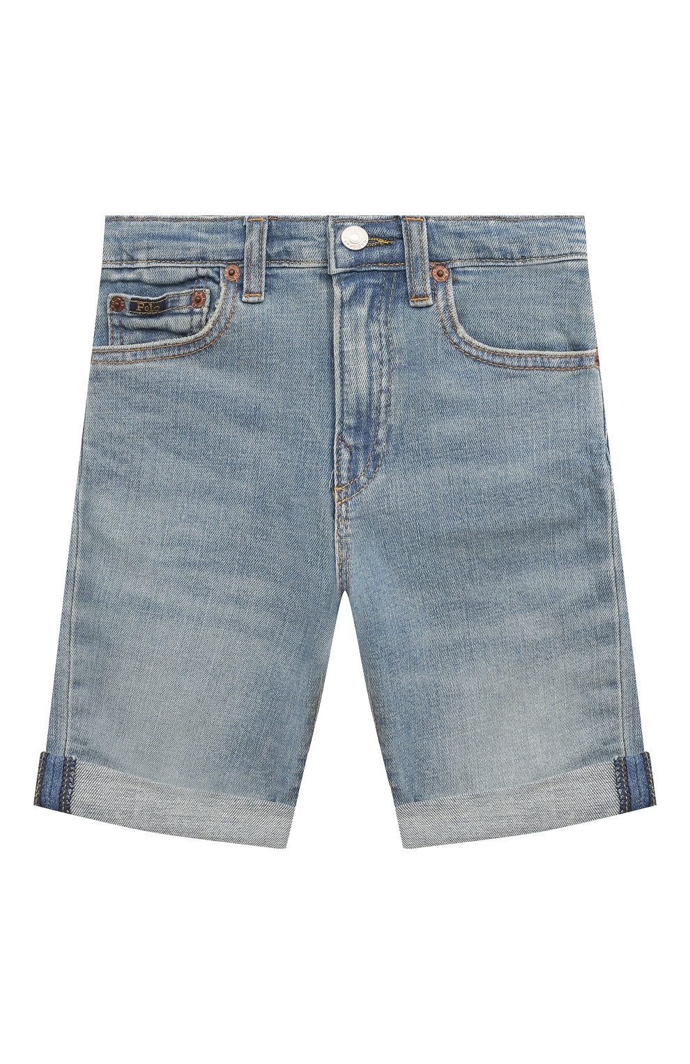 Джинсовые шорты POLO RALPH LAUREN голубого цвета по цене 8710 руб., арт. 322864091, фото 1 Джинсовые шорты POLO RALPH LAUREN, арт. 322864091, фото 1