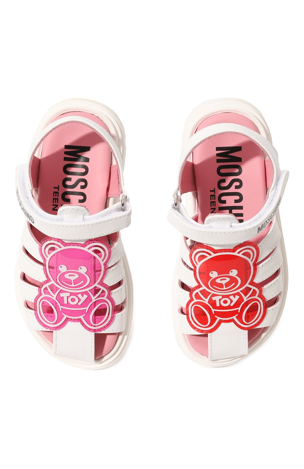 Кожаные сандалии MOSCHINO, арт. 74396/20-27, фото 4