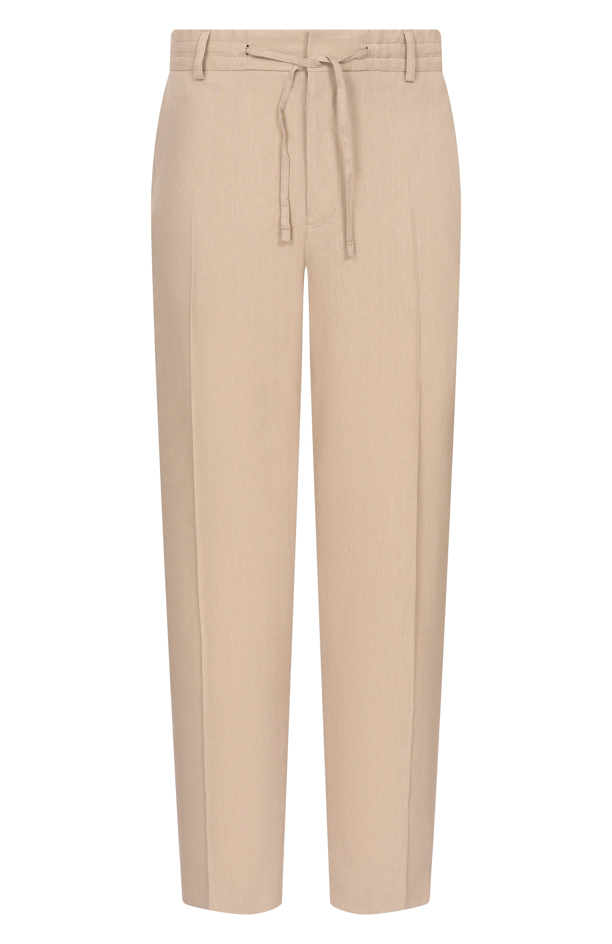 Брюки изо льна и вискозы BOSS, арт. 50561973, фото 1